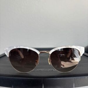 Kate Spade New York Sunglasses Mother of Pearl White Marbleized Ziba/S FD1 135